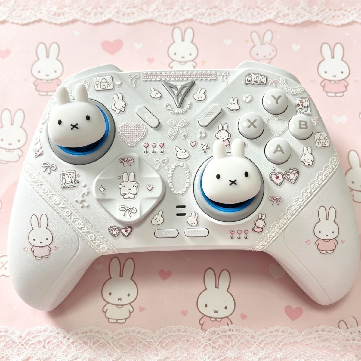 Controller Analog Stick - Cartoon Miffy Rabbit Cat Paw Thumb