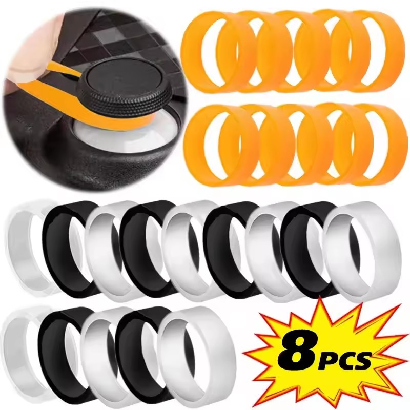 Controller Analog Stick - Silicone Elastic Joystick Protective Ring Invisible