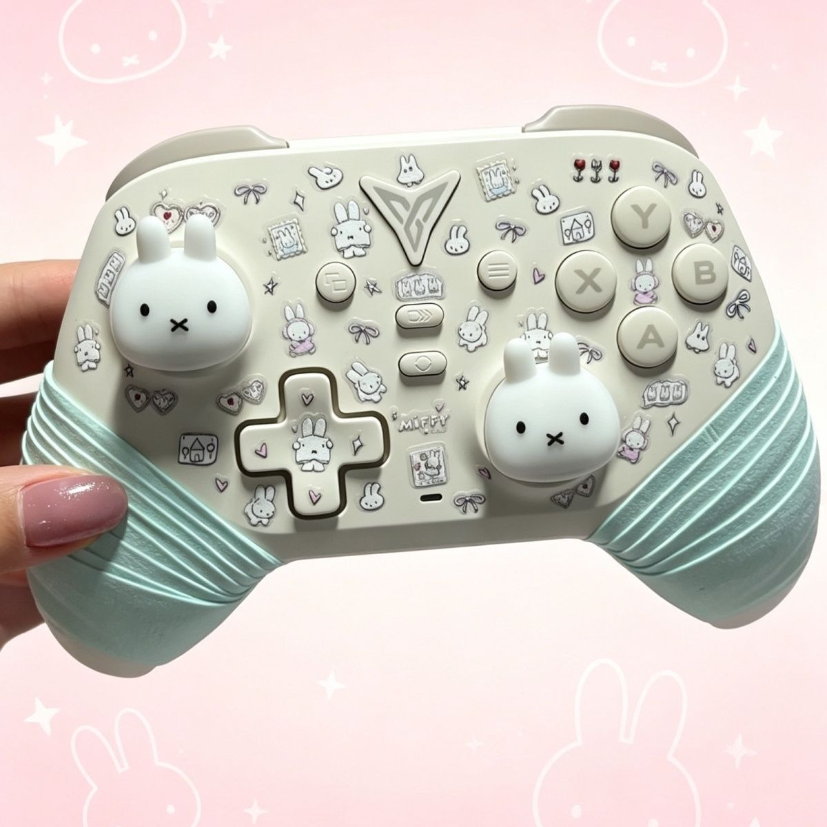 Cartoon Miffy Rabbit Cat Paw T - Controller Analog Stick 评论和价格