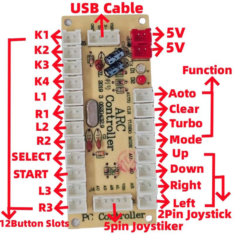 DIY Zero Delay Arcade USB Enco - Zero Esports Gaming Gear 评论和价格