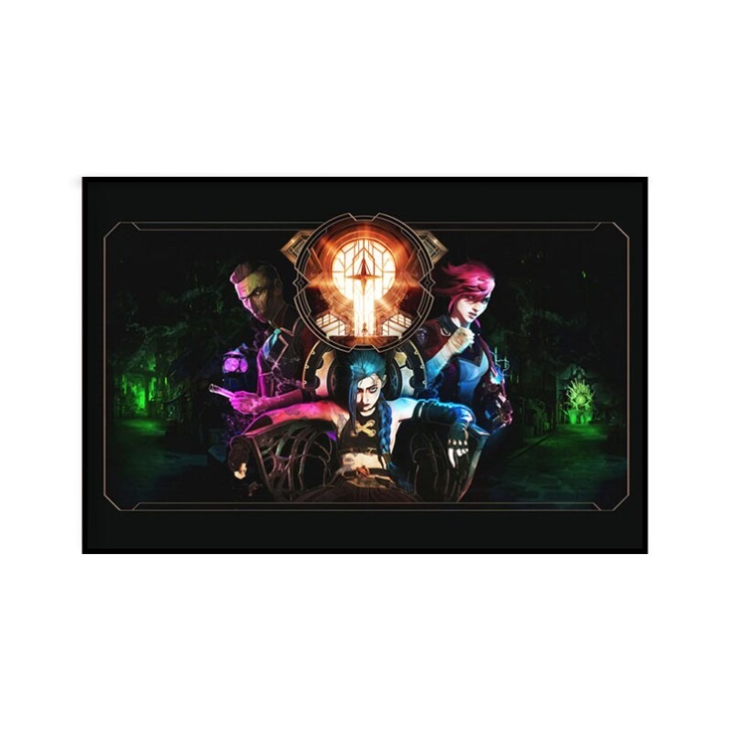 Arcane Jinx Close-Up Poster Un - Esports Gaming Room 评论和价格