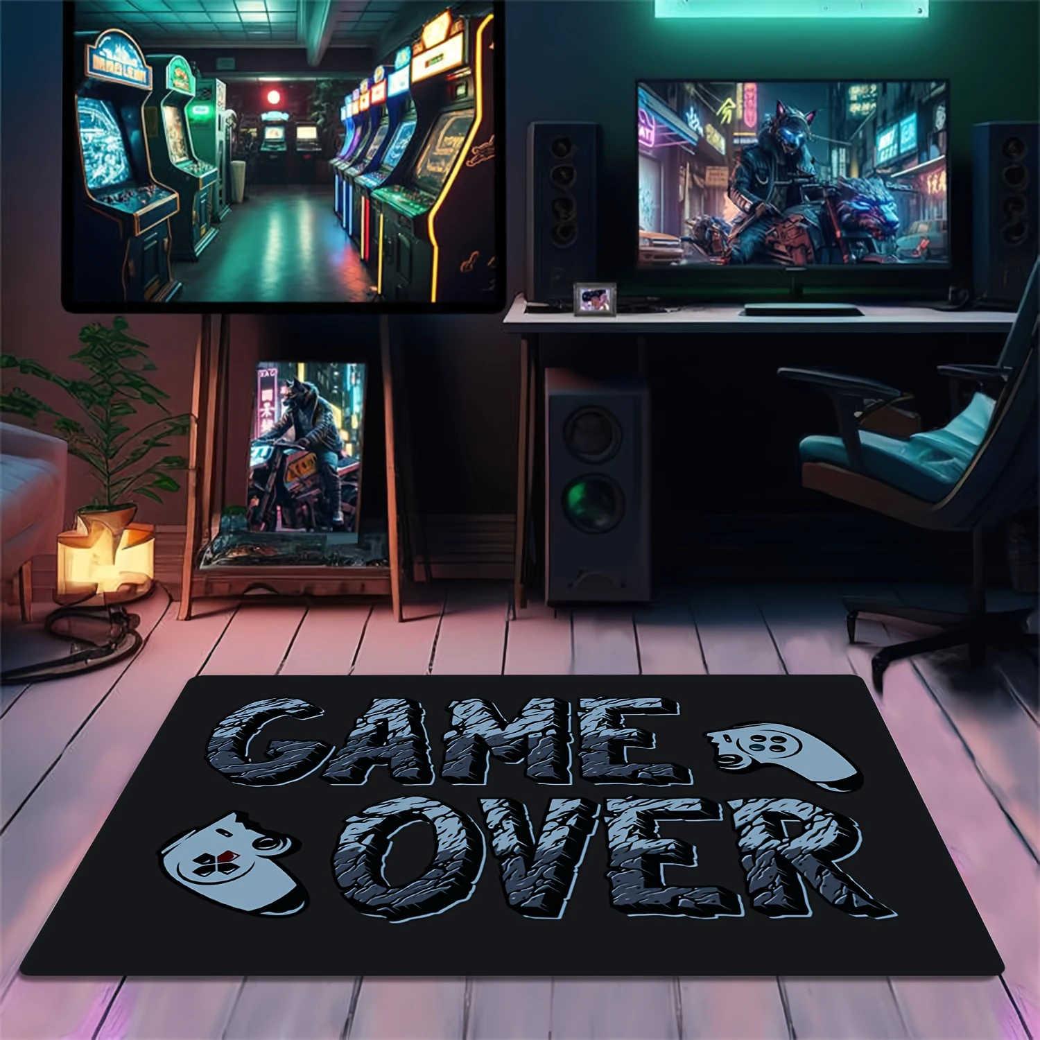 VIKAMA GAME OVER Gaming Contro - Esports Gaming Room 评论和价格
