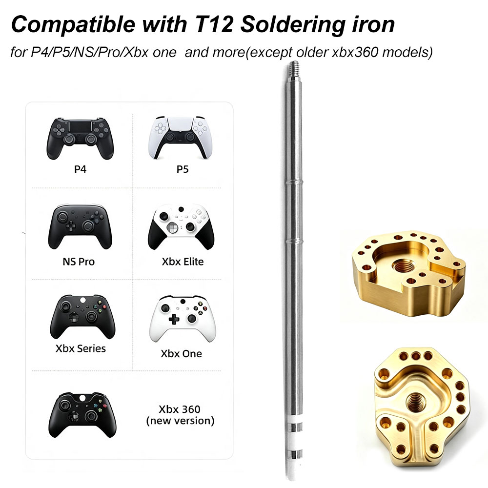 T12 Soldering Iron Tip Set, Ga - Controller Analog Stick 评论和价格