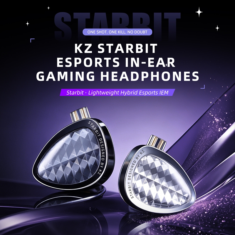 KZ Starbit Wired Gaming Earpho - Esports Gaming Video 评论和价格