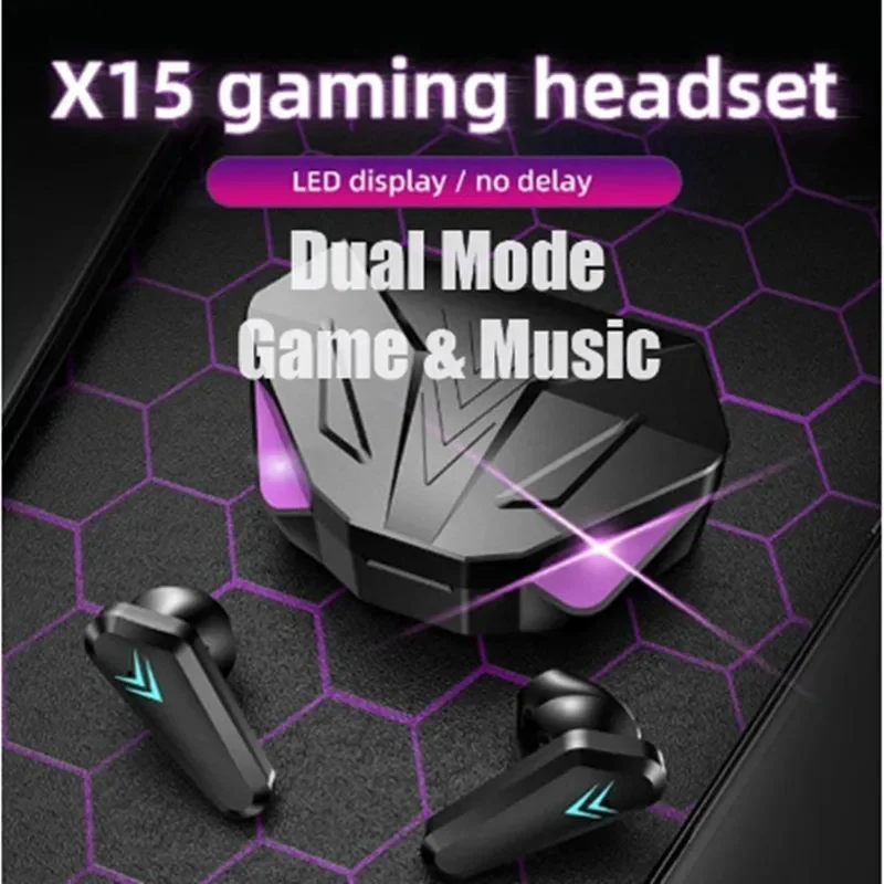 NEW X15 TWS Earphones Bluetoot - Esports Gaming Monitor 评论和价格